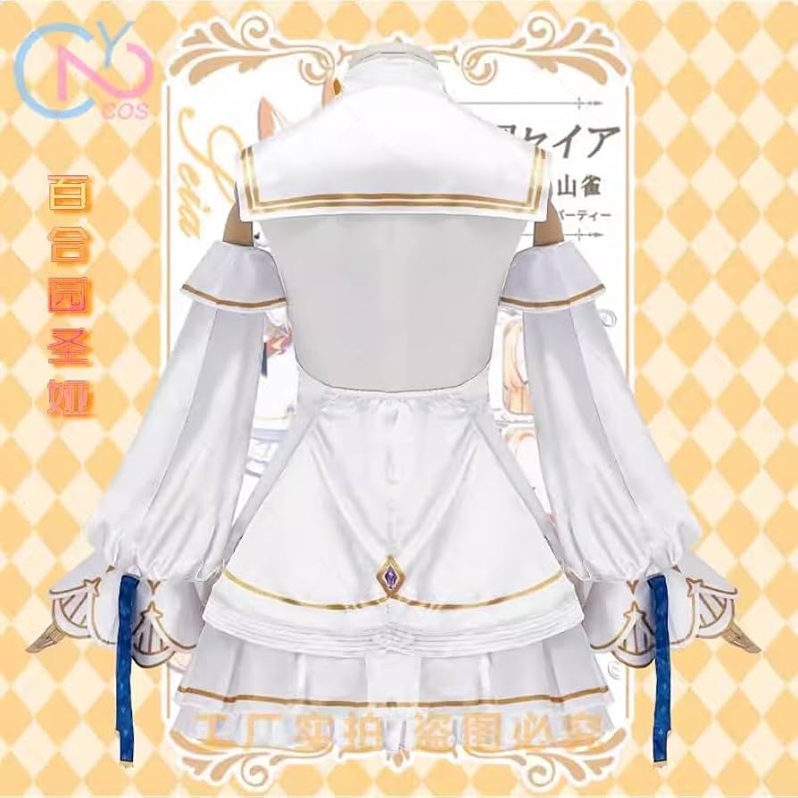 ブルーアーカイブ　百合園セイア　ウィッグ　靴　ヘイロー Amazon.co.jp: [AFEBOO] 百合園セイア コスプレ衣装 (靴